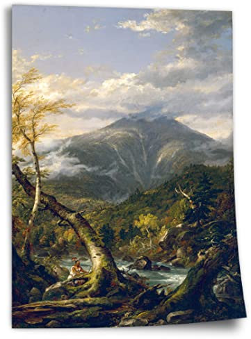 Printistico Poster Thomas Cole - Indianische Passage Kunstdruck ohne Rahmen, Wandbild - A4, A3, A2, A1, A0, XXL - Wohnzimmer, Schlafzimmer, Küche, Deko