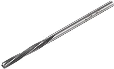 sourcing map Spann Reibahle 3mm H7 4241 Hochgeschwindigkeitsstahl Spiralnuten Drehmaschine Reibahle Fräser