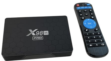 Android 12.0 TV Box X98H Pro 2.4G/5G Wifi6 4G RAM 32G ROM BT5.0 4K H.265 Set top Box with i8 keyboard