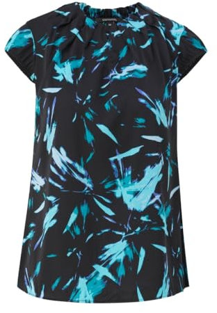 comma Damen 60.2.61.10.100.2137099 Bluse, 99B4 schwarz, 38