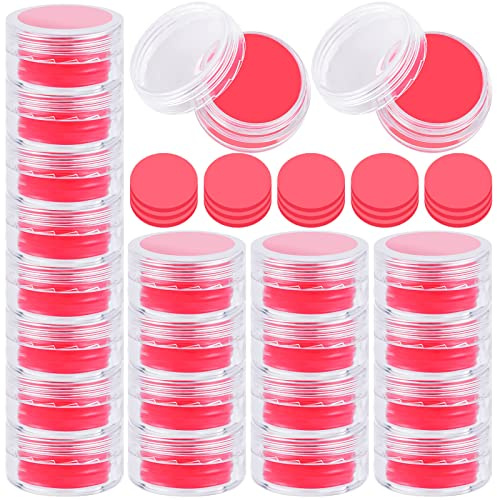 SYWHXY 20 Pack Diamond Art Wax, Diamond Art Painting Wax Nachfüllungen mit Aufbewahrungsbehälter, gut viskos und DIY Wachs für Diamantkunstmalerei, rote Diamantkunst-Zubehör und Werkzeuge