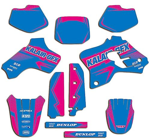 ENARUI Grafiche Adesivi Compatibili con Yamaha YZ 80 YZ80 1993-2001 e Numero Personalizzato Gratuito