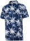 iCKER Mens Short Sleeve Polo Shirts Golf Printed Polo Shirt for Men Casual Elastic T-Shirt Soft Tee Polo Tops,Blue XK036,L
