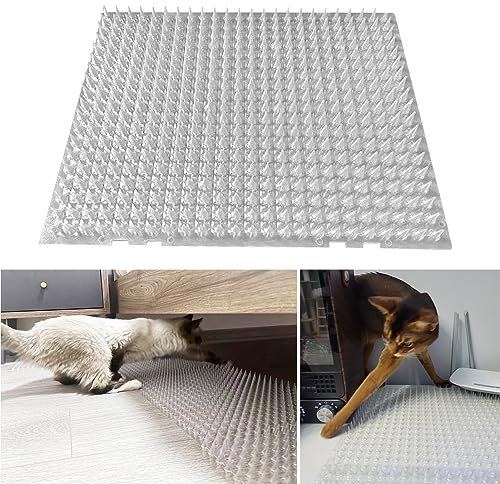Katzenabwehr Matte Zuschneidbare Katzenkotmatte mit Spikes, Katzenschreck für Möbel, Sofa, Fensterbank, Stuhl, Biegsames Katzenabwehrmittel für Den Innen- Und Außenbereich für Hunde Und Vögel ( Size :