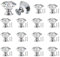 YEYIT 16 Pack Crystal Cabinet Knobs 30mm Glass Diamond Door Handles,Cupboard Drawer Pull Handle with 2 Sizes Screws,Crystal Door Knobs for Furniture Cabinet Drawer Dressing Table Decoration