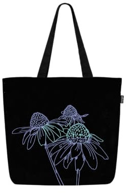 Ecoright Large Canvas Tote Bags for Women, with Inner Pocket, Reusable Tote Bag with Zip for School, Work, Shopping, Beach