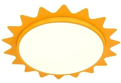 Deckenleuchte Wohnzimmerlampen Kreative Cartoons Sonne LED-Deckenleuchte Energiesparende Augenschutz in der Nähe von Deckenleuchten for Schlafzimmer Küche Eingang Flur Wohnzimmer Bad Waschküche(White