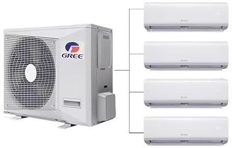 36000BTU Ductless Multi 9k Zones Mini Split Air Conditioner & Heater - 4 Zones