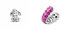 PANDORA Disney Winnie Puuh I-Ah Charm aus Sterling Silber und Emaille - Kompatibel Moments Armbänder & MOMENTS Charm Süße gekräuselte Raupe Silber 790762C01