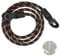 NEEWER Tracolla per Fotocamera, Cordino in Corda da Arrampicata Resistente in Nylon Intrecciato Rotondo con Portachiavi e Alette Protettive per Fotocamera DSLR Mirrorless, 43/110cm, Arancione, CA096