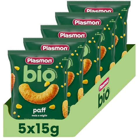 Plasmon BIO Paff al Miglio 15g (5 Pezzi)
