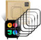 KUWAI 5 Stück Schutzfolie Kompatibel mit Amazfit GTS 2 Ultra-Transparent Displayschutzfolie, Anti-Kratzer Blasenfrei Gehärtetes Glas Folie für Amazfit GTS 2 Smartwatch (1)