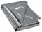 Wiltec Bâche de Camion 2 x 3m Grise 650 g/m² Polyester Revêtement PVC Œillets INOX 100cm Haute Protection Vol UV Intempéries Moisi Étanche Solide Haute Résistante Couverture Sécurité routière