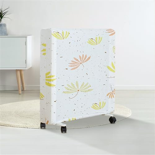 Highdi Copertura per Radiatore Verticale in Tessuto, Copertura per Radiatore Termosifone Decorativa Protezione Efficace Contro la Polvere Copri Caloriferi (Dente di Leone,45-59cm)