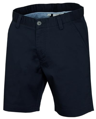 Calvin Klein Mens Campus Chino Lightweight Shorts - Navy - 38 Waist