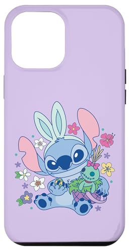Disney Lilo & Stitch Cute Easter Bunny Stitch and Scrump Case for iPhone 12 Pro Max