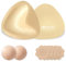 NANQUAN Klebe BH,Große Brust Sticky Bra Pads Push Up,2In1 Pushpads Klebe BH,Wiederverwendbar & Waschbar Klebe-BHS,Kombinationspaket（Cup-Größe: B）
