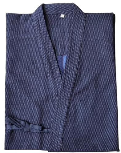 ZHSOAO Combinaisons De Judo Costumes de Judo, Uniforme de Hapkido, Costume de Kendo, Ensemble de Costumes d'aïkido, Costume de Judo, Kendo Aikido, Hapkido, Arts Martiaux, séchage Rapide(Blue,170cm)