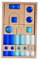Harilla Jeu d'empilage de cubes en acrylique pour la motricité fine, construction de maison 3D, blocs de construction en bois, jouets éducatifs pour