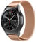 Ersatzarmband 22mm Edelstahl für Fossil Q Founder 2.0/Marshal/Wander/Crewmaster Uhrenarmband mit Magnetverschluss in Farbe Bronze