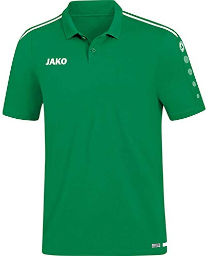 JAKO Herren Polo Striker 2.0, chili rot/weiß, 3XL, 6319