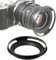 Fotasy Parasol de metal curvado de metal de 49 mm para Leica, Leitz, Voigtlander, Canon, Fuji, Nikon, Olympus, Panasonic, Pentax, Sony, parasol de 49 mm
