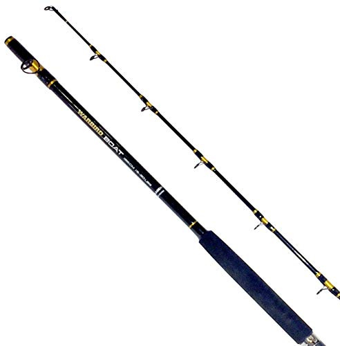 FLADEN Fishing - WARBIRD BOAT Carbon Fishing Rod - 2 Piece Quality All Rounder for Sea and Marine Fishing Rod Available in 1.80m/15-30lbs 1.95m/15-30lbs & 2.10m/30-50lbs