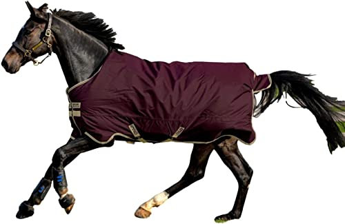 Horseware Amigo Hero Ripstop Lite 0g - Fig/Navy & Tan