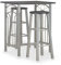vidaXL Bar Set Bartisch 2 Barhocker Barstuhl Bartresen Stehtisch Küchentisch Tresentisch Esstisch Bistrotisch Frühstückstisch Holz Stahl Schwarz