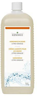 cosiMed Handwaschcreme Citro-Orange | für Spendersysteme geeignet | fruchtig & belebend | gut verträglich | 1 Liter Flasche