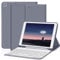 ZOYU Hülle mit Tastatur für iPad 9. 8. 7. Generation 2021 2020 2019, iPad 9/8/ 7 10,2 Zoll Hülle mit Tastatur, Bluetooth Keyboard Folio mit Stifthalter, QWERTZ Layout, Violett