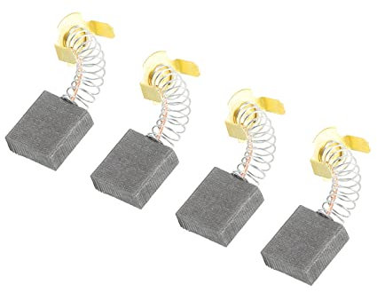 PATIKIL Carbón Cepillos 18x17x7mm para Eléctricos Motores Eléctrica Herramienta Angular Amoladora Mesa Sierra Repuesto Pieza Reparación, 4 Paquete