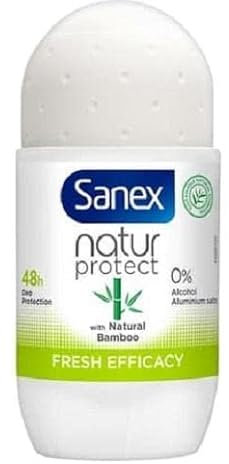 6er Pack - Sanex Natur Protect Deo Roll-on - Bamboo Fresh Efficacy - 50 ml