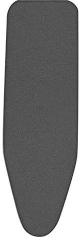 Universal Bügeltischbezüge 92x33cm 97x33cm 110x35cm 122x38cm Bügeltischbezug Thermo Reflect Bügelbrettbezug Grau Schwarz Bügelauflage (Color : Black, Size : 110x35cm(43x14in))