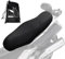 Auto Accessori Lupex - Universal-Sattelbezug, wasserdicht, Größe Maxi 115 x 50 cm, Material PU Kunstleder, anpassbare Sattelabdeckung für Roller und Motorrad, Farbe Schwarz, mit Tasche, auch