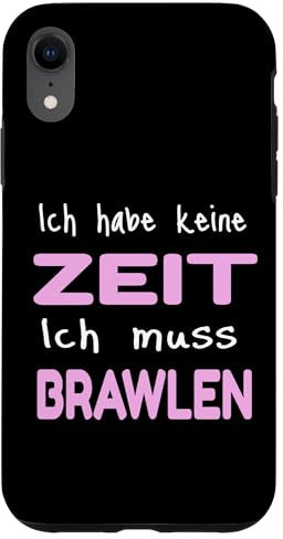 Shirts mit lustigen Sprüchen by PeeKay Hülle für iPhone XR Ich habe keine Zeit ich muss Brawlen - Brawl für Stars