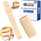 Schrittgurt mit Gurtpolster Set für Hochstuhl, 2 Pack, Beige, Bügelriemen kompatibel mit Hauck Alpha Beta, Stokke Tripp Trapp, roba Sit Up, weicher Gurt Bezug, Gurtschoner Frontbügel Kinderhochstuhl