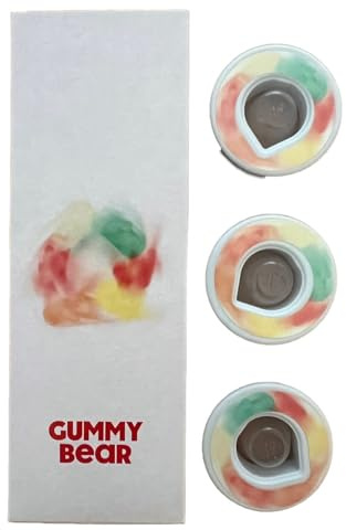 3 x Air Up Pod Original Duft Pods mit Gummibärchengeschmack, Zubehör für Trinkflasche, aromatisierte Pads, 0 Kalorien, kein Zucker, natürliche Aromen (Gummibärchen)