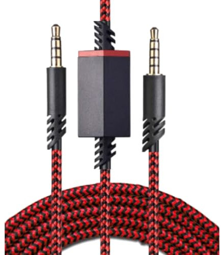 Tonübertragungskabel mit Lautstärkeregler für A10/A40/A30/A50-Kopfhörer, einfache Plug-and-Play-Installation