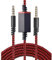 Tonübertragungskabel mit Lautstärkeregler für A10/A40/A30/A50-Kopfhörer, einfache Plug-and-Play-Installation