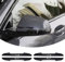 JRZCXGZX 4 Bandes Anti-Collision en Fibre de Carbone pour Peugeot 206 207 307 308 408 508