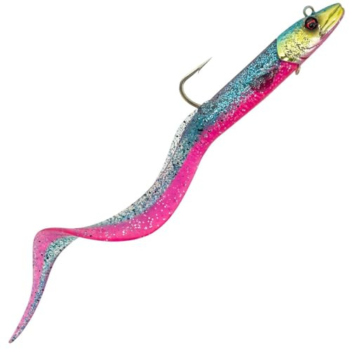 Savage Gear Conger EEL - Ultimativer Raubfischköder, mehrere Farben, 50g-200g, Meeresköder, Heilbuttköder, Gummifisch, Jig-Köder