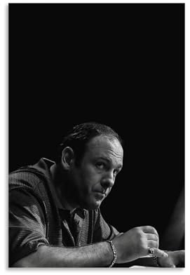 OREAUORN The Sopranos Tony-Poster, Wandkunst, Leinwand, ästhetisches Vintage-Poster, dekoratives Gemälde für Wohnzimmer, Schlafzimmer, 30 x 45 cm, ungerahmter Stil