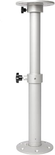 TOOSOAR Pied de Table Camping Car Réglable en Hauteur - Démontable Aluminium pour Bateaux, Caravanes (45-69cm, 80kg, Léger & Résistant)​