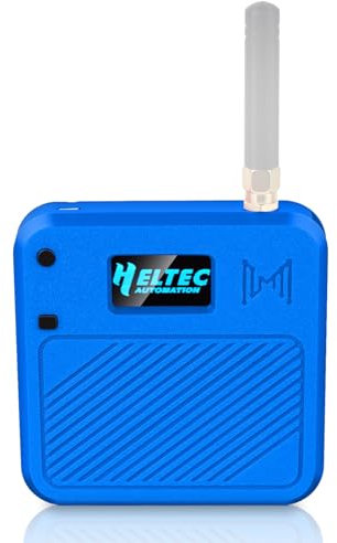 Heltec V3 Case for ESP32 LoRa Development Board Custom Meshtastic Case with Antenna Port and Charging Slot (N32 Version, Blue)