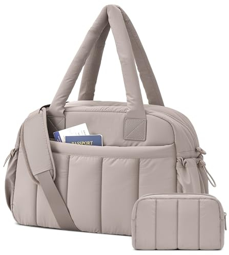 oscaurt Reisetasche Sporttasche Groß Weekender Handgepäck Tasche mit Kosmetiktasche Travel Essentials Kliniktasche Geburt Für Fitness Arbeit