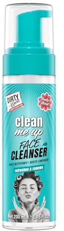 Dirty Works Clean Me Up Face Cleanser | Gentle Daily Facial Wash for Clean Skin | Makeup Remover & Pore Cleansing | 200ml
