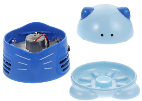 JEWEDECO Mini Aspirateur de Table Cartoon Chat en Plastique pour Ramasser Les Perles et Aspirer la Poussière la Maison L'école
