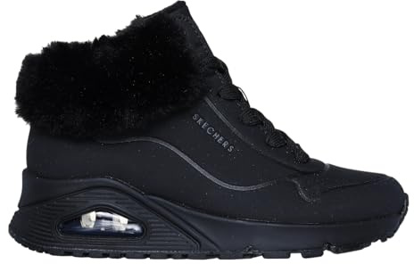 Skechers Uno-Fall Damen Sneaker, Schwarz, Größe 37,5