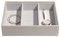Stackers Taupe Schmuckschatulle Tief Schmuckfach für Uhren/Accessoires